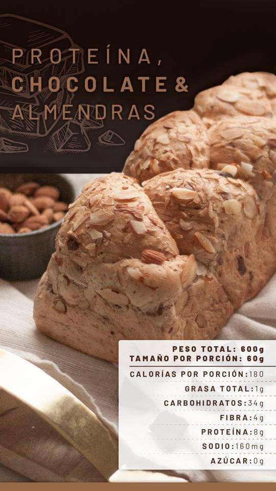 Tabla nutricional Pan Integral con Chocolate y nueces