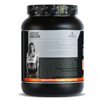 Información Proteína mantequilla de maní 29 serv. 2lb - Sascha Fitness