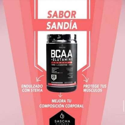 Información Aminoácidos Sandia 25serv 362gr - Sascha Fitness