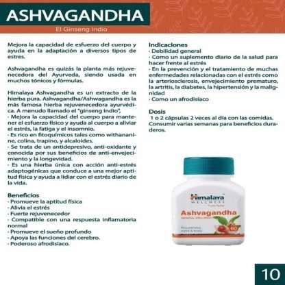 Beneficios Ashvagandha 250mg 60 caps