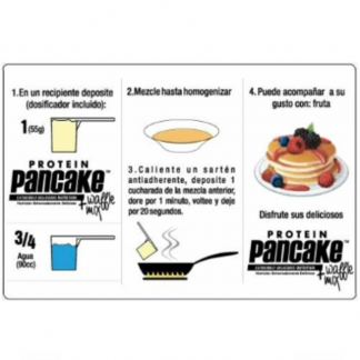 Mezcla pancakes waffles proteína con huevo 770gr