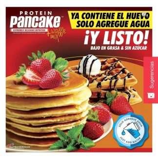 Mezcla pancakes waffles proteína con huevo 770gr