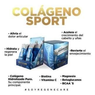 Colágeno hidrolizado BCAA liquido 30 sachet - Regenecare