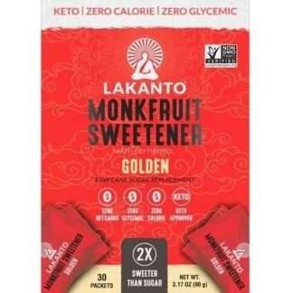 Monkfruit Golden 30 Sachets 3gr - Lakanto