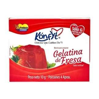 Gelatina fresa10gr - Konfyt