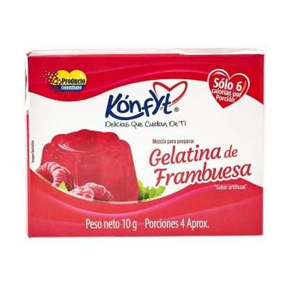 Gelatina frambuesa 10gr - Konfyt