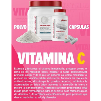 Beneficios Vitamina C 1000mg en polvo