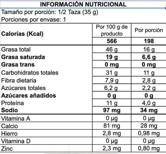 Granola Keto Fresa