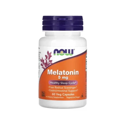Now Melatonina 5mg 60Caps