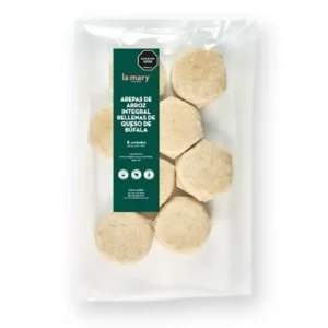 Arepas Arroz Integral Rellenas Queso Búfala