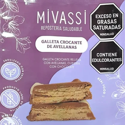 Galleta crocante de avellanas