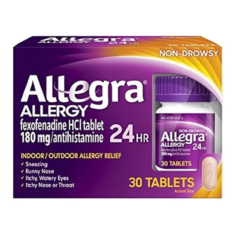 Allegra Allergy 180mg de 30 tab