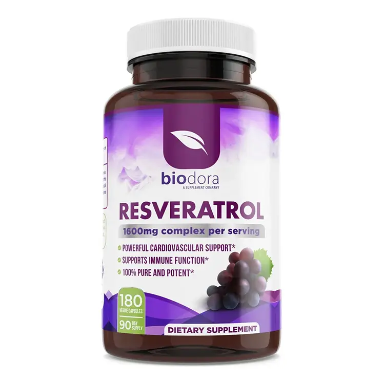 Biodora Resveratrol 1600 Mg Complex 180 Cap