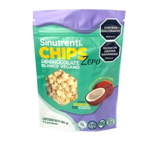Chips de Chocolate Blanco Vegano Sinutrenti 100gr