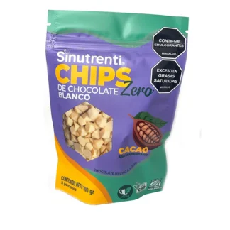 Chips de chocolate Blanco Sinutrenti 100gr