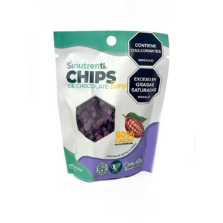 Chips de chocolate oscuro al 60% Sinutrenti 25gr