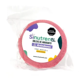 Oblea de Amaranto Arándanos Sinutrenti 60gr