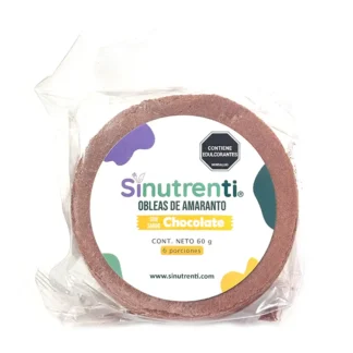 Oblea de Amaranto Chocolate Sinutrenti 60gr