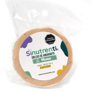 Oblea de Amaranto Nuez Sinutrenti 60gr