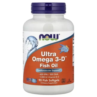 Now Ultra Omega 3-D Fish Oil 90 Caps Blandas
