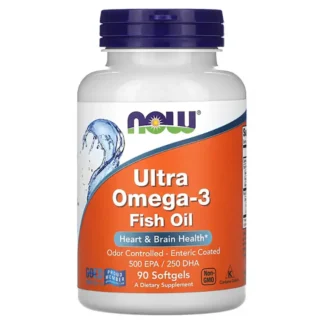 Now Ultra Omega 3 Fish Oil 90 Caps Blandas