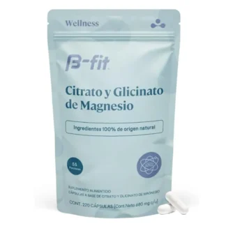 Citrato y Glicinato de Magnesio 220 vCaps