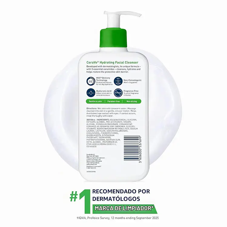 Limpiador Facial Hidratante 19 OZ 562ml - Imagen 2
