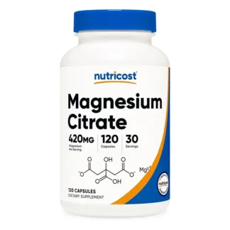 Citrato de Magnesio 420 mg 120 Caps