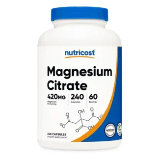 Citrato de Magnesio 420 mg 240 Caps