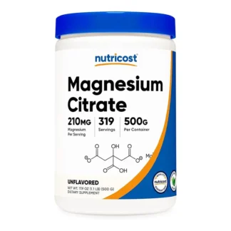 Polvo de Citrato de Magnesio 500gr 319 Serv