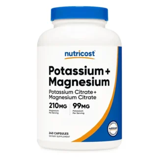 Potasio 99mg Citrato de Magnesio 210 mg 240 Caps