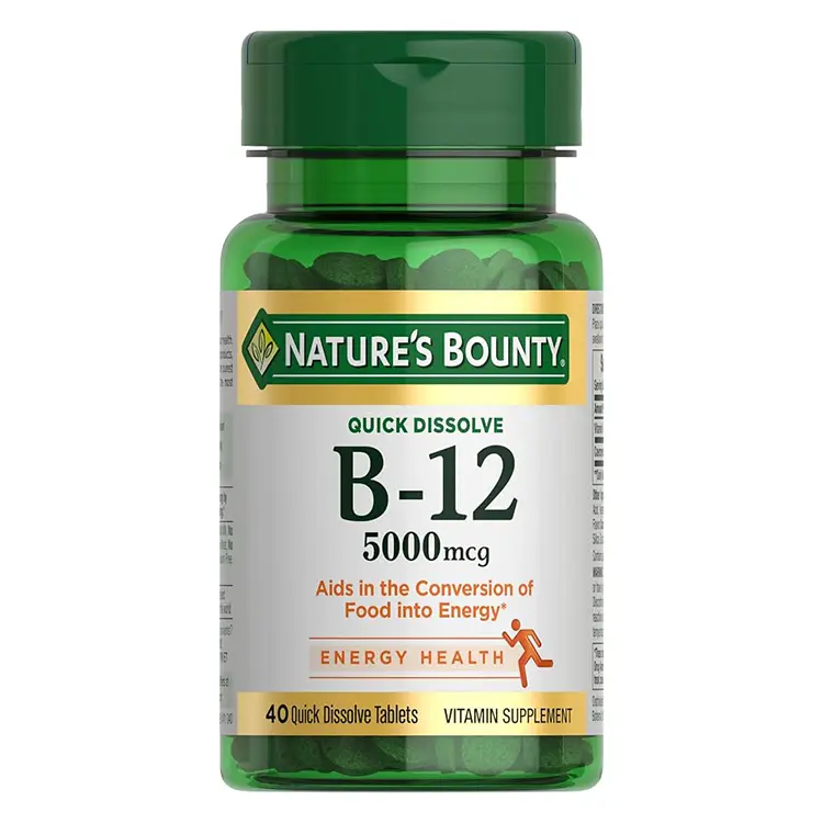Vitamina B12 5000mcg 40 Caps