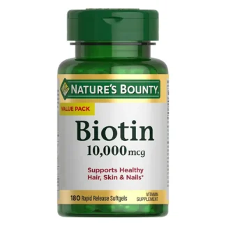 Biotina 10000 mcg 180 Softgels