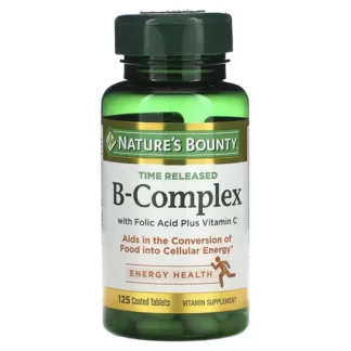 Complejo B Con Ácido Fólico Y Vitamina C 125 Caps