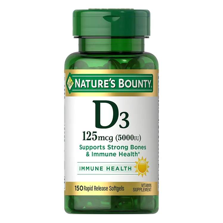 Vitamina D3 125mcg 150 Softgels