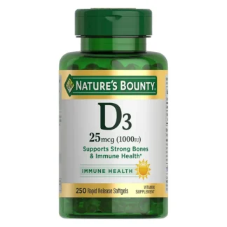 Vitamina D3 25mcg 250 Softgels