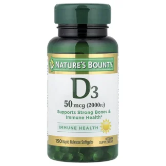 Vitamina D3 50mcg 150 Softgels
