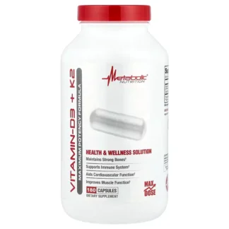 Vitaminas D3 y K2 180 Caps