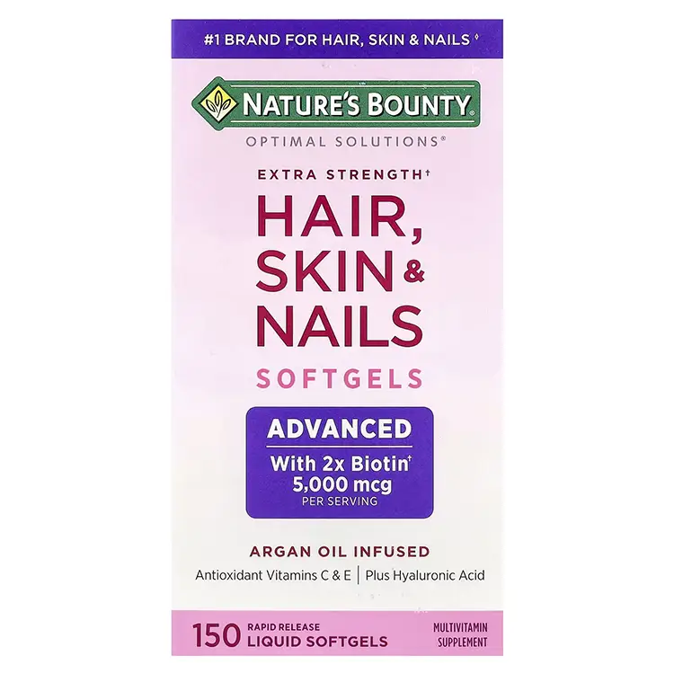 Hair Skin 5000mcg 150 Softgels