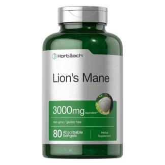 Hongo Melena de León 3000 mg 80 Softgels