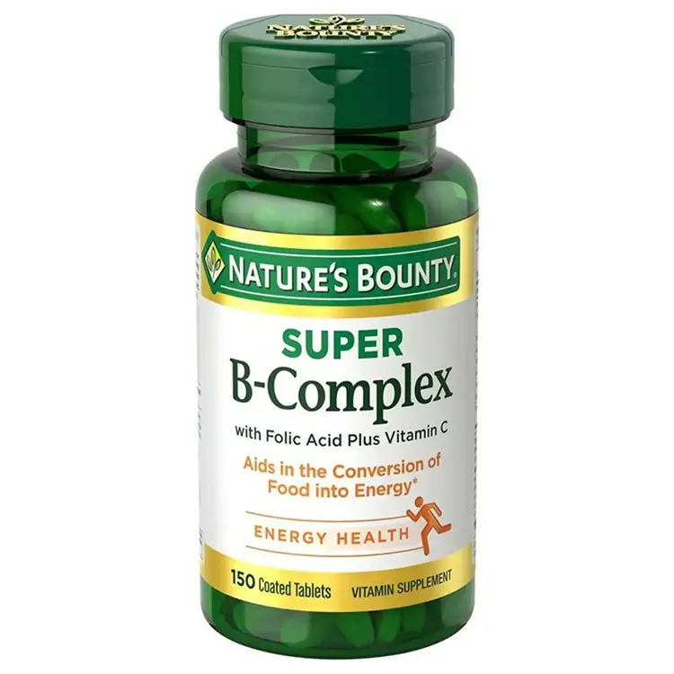 Super Complejo B Con Ácido Fólico Y Vitamina C 150 Caps
