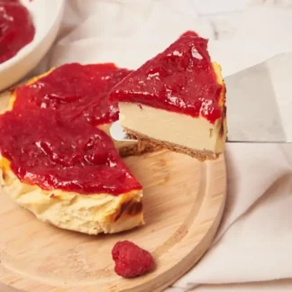 Porción Tarta de Queso Salsa Frambuesa Mivassi 1 Und